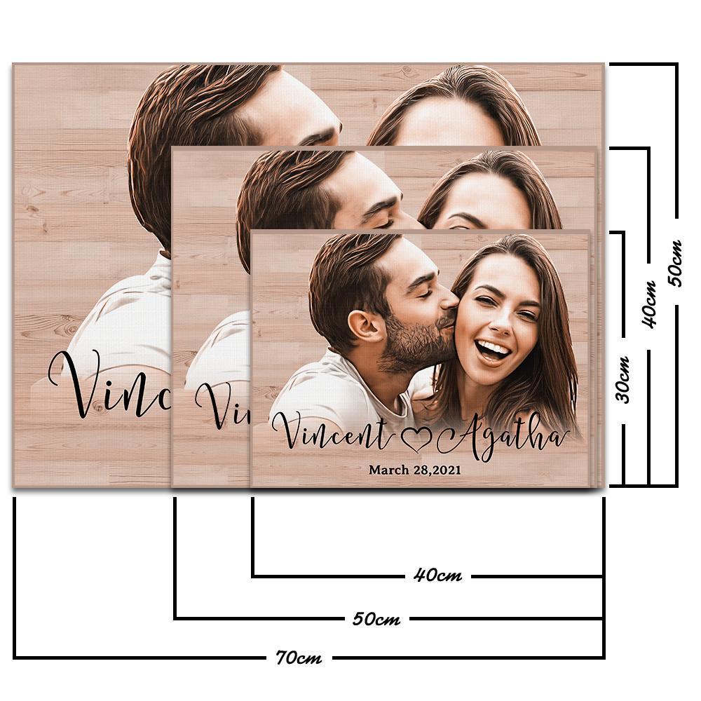 Custom Canvas Prints Wedding Gifts For Couple