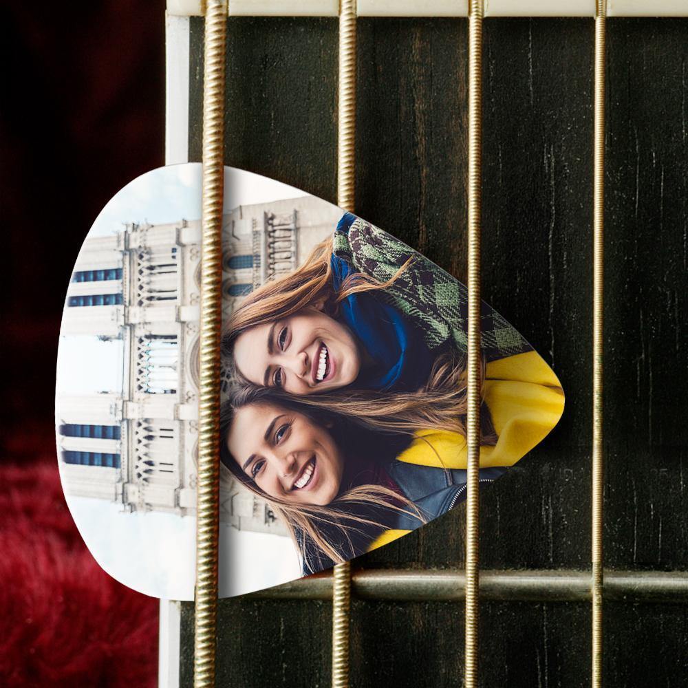 Personalized Guitar Pick with Photo Birthday Present -12Pcs