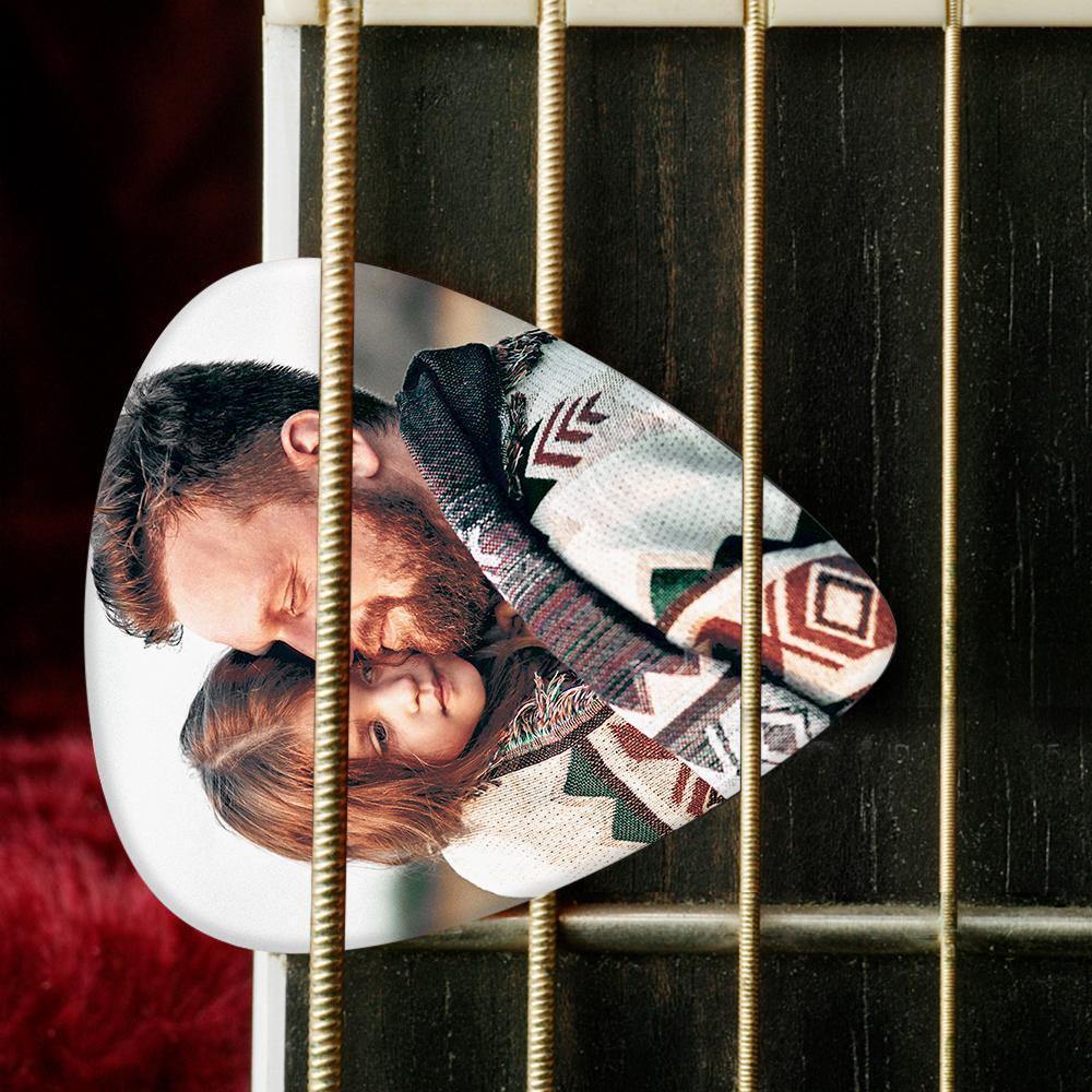 Custom Guitar Pick with Photo for Musicians Customized for Daddy -6Pcs
