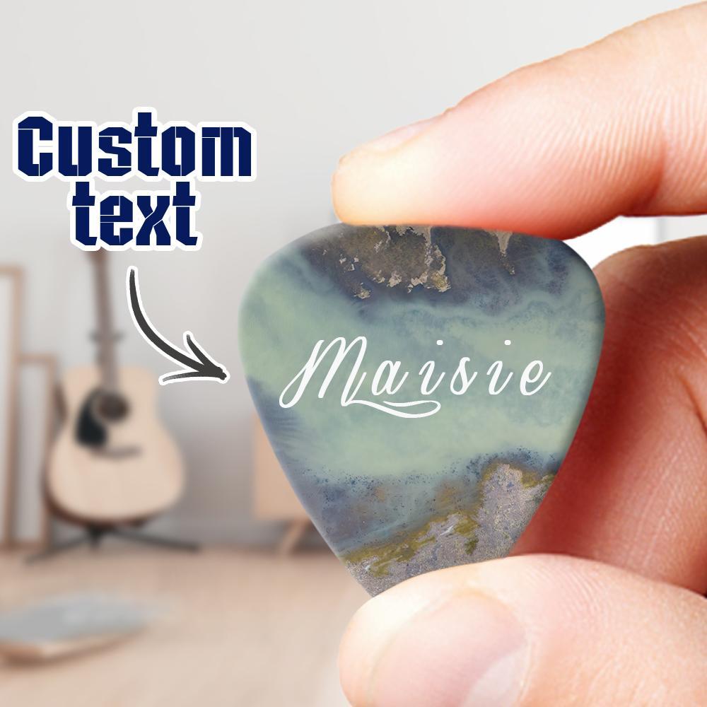 Engraved Guitar Pick Exquisite 6PCS