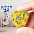 Engraved Guitar Pick Lemon