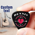 Engraved Guitar Pick Cool Style