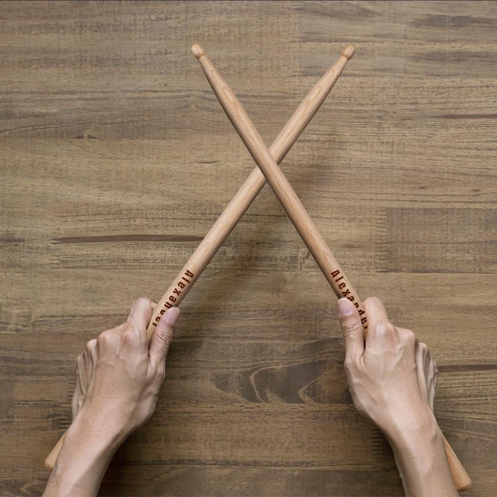 Custom Engraved Drumsticks Unique Drummer Gifts