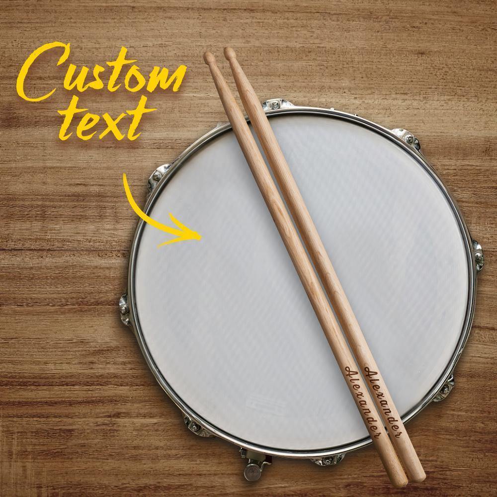 Custom Engraved Drumsticks Unique Gifts