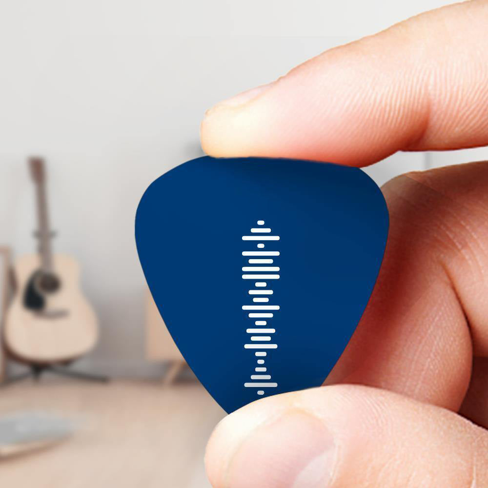 Scannable Music Code Guitar Pick, Engraved Custom Music Song Guitar Pick White Gifts for Him 12Pcs
