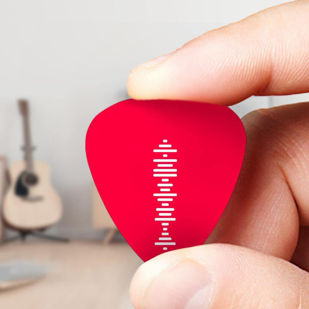 Custom Scannable Music Code Guitar Pick, Engraved Custom Music Song Guitar Pick Black Gifts Ideas 12Pcs