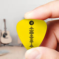 Scannable Spotify Code Guitar Pick, Engraved Custom Music Song Guitar Pick White Unique Gifts 12Pcs