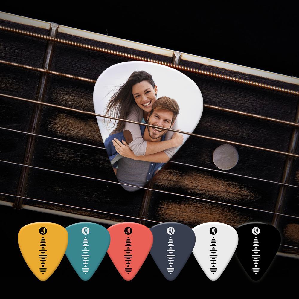 Scannable Spotify Code Guitar Pick, Engraved Custom Music Photo Guitar Pick Gifts  12 Pcs