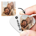 Scannable Spotify Code Guitar Pick, Engraved Music Song with Photo Guitar Pick Gifts for Family 12Pcs