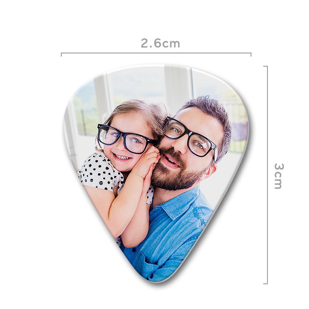Scannable Spotify Code Guitar Pick, Engraved Music Song with Photo Guitar Pick Gifts for Baby 12Pcs