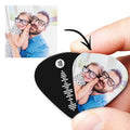 Scannable Spotify Code Guitar Pick, Engraved Music Song with Photo Guitar Pick Gifts for Baby 12Pcs