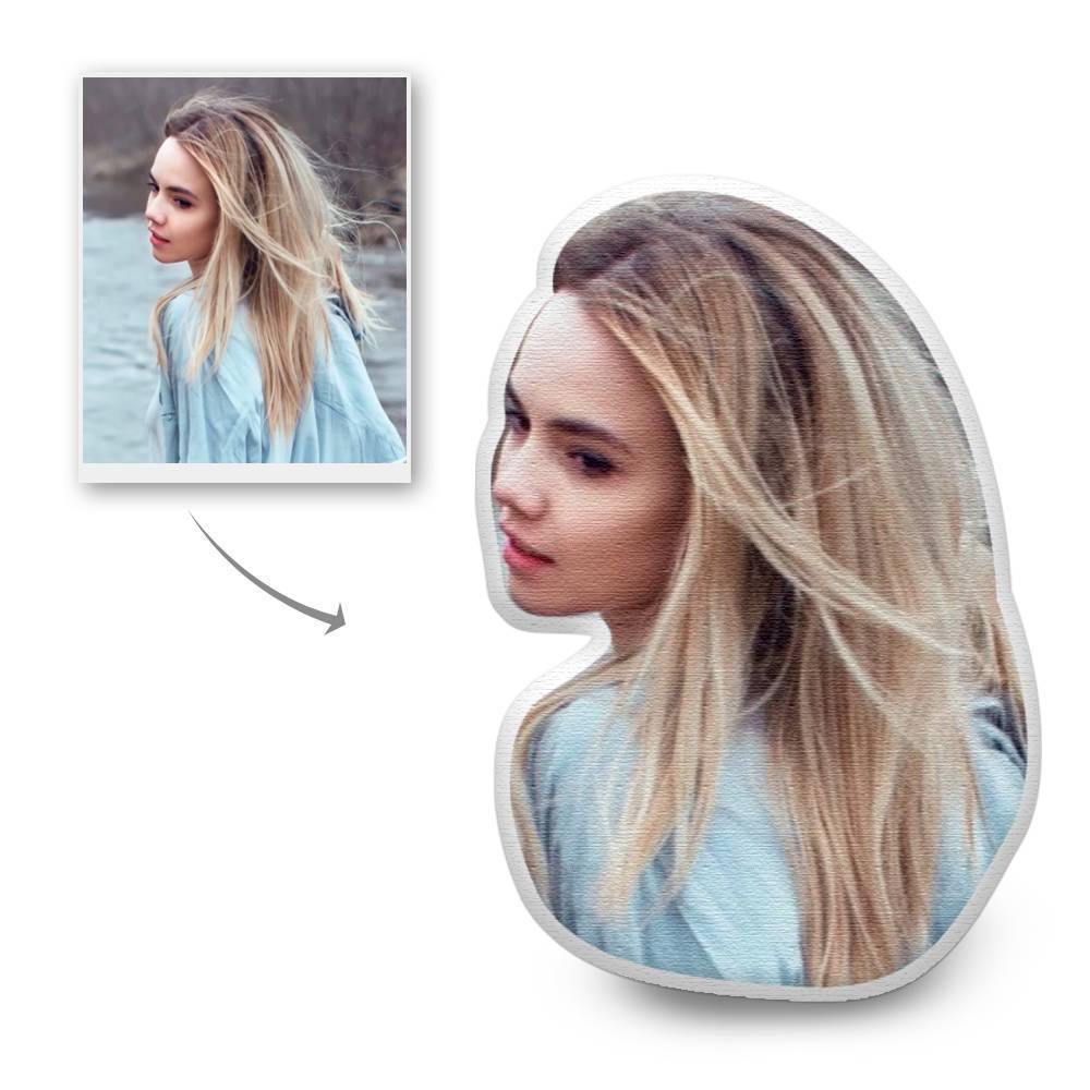 Custom Head Photo Face Pillow 3D Portrait Pillow - Women's Face