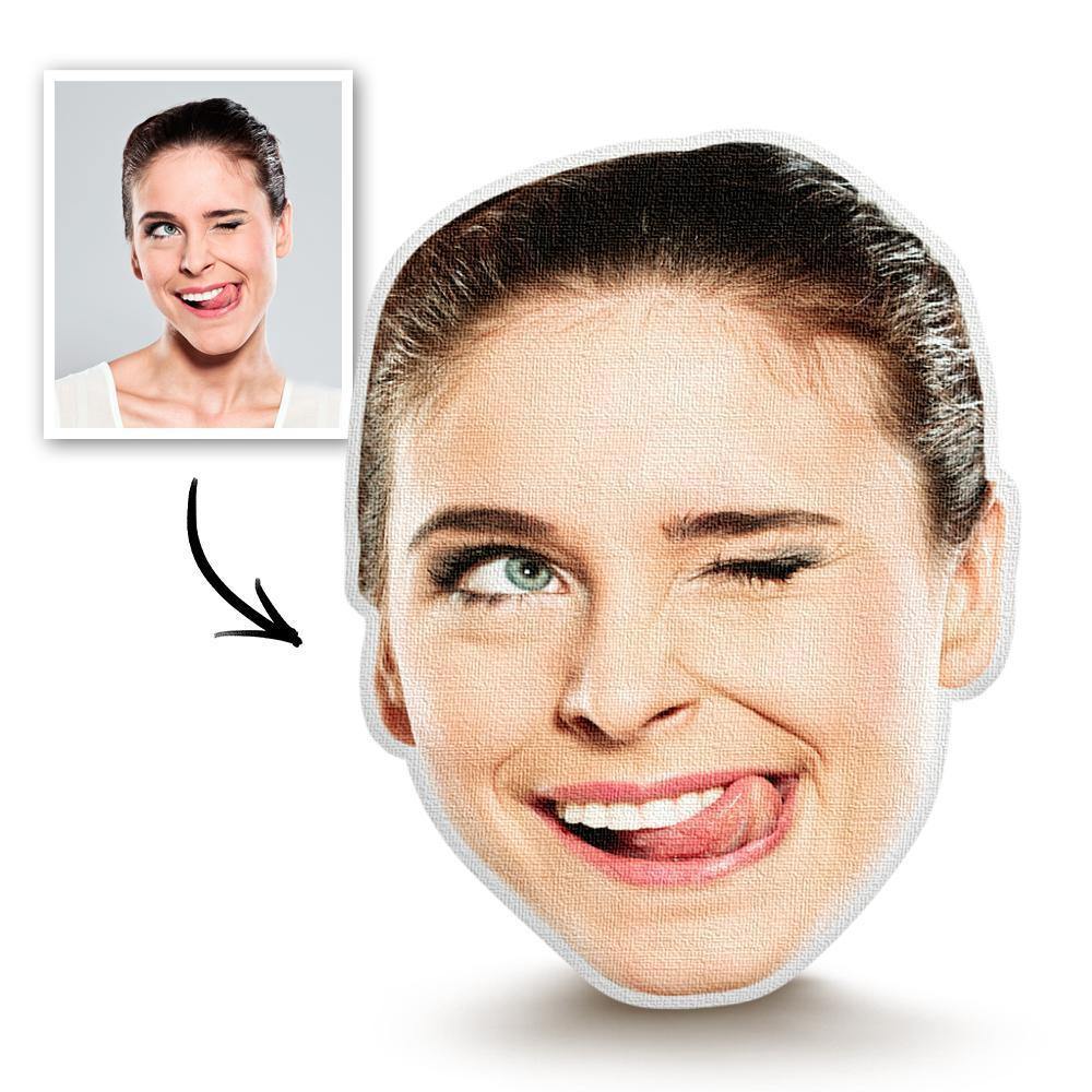 Custom Head Photo Face Pillow 3D Portrait Pillow - Cute Face