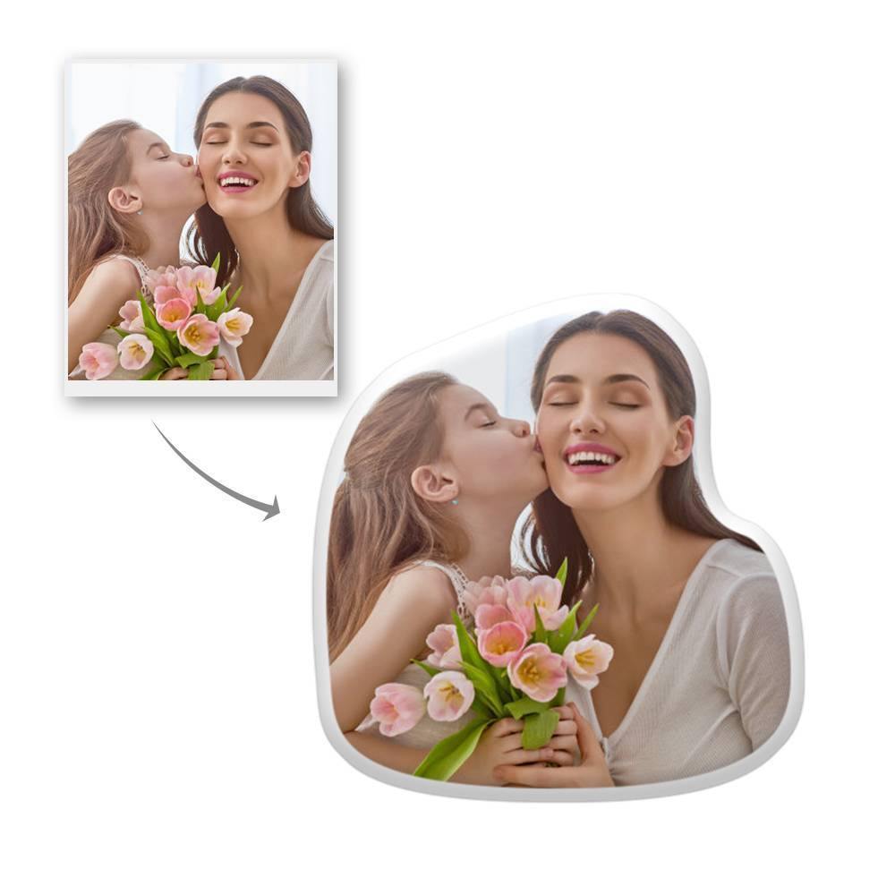 Mothers Day Gift - Custom Photo Face Pillow 3D Portrait Pillow