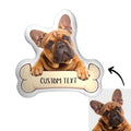 Custom Photo 3D Portrait Pillow Puppy Loves Bones 30*40cm