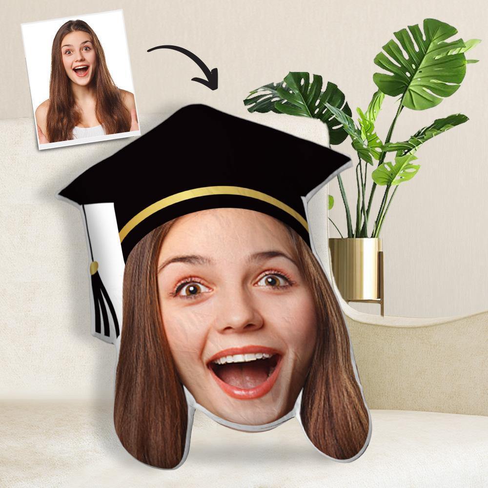 Custom Graduate Photo Pillow, High School Graduation, College Student Gift, Care Package Gift, Comfort Gift 11.79in*15.75in