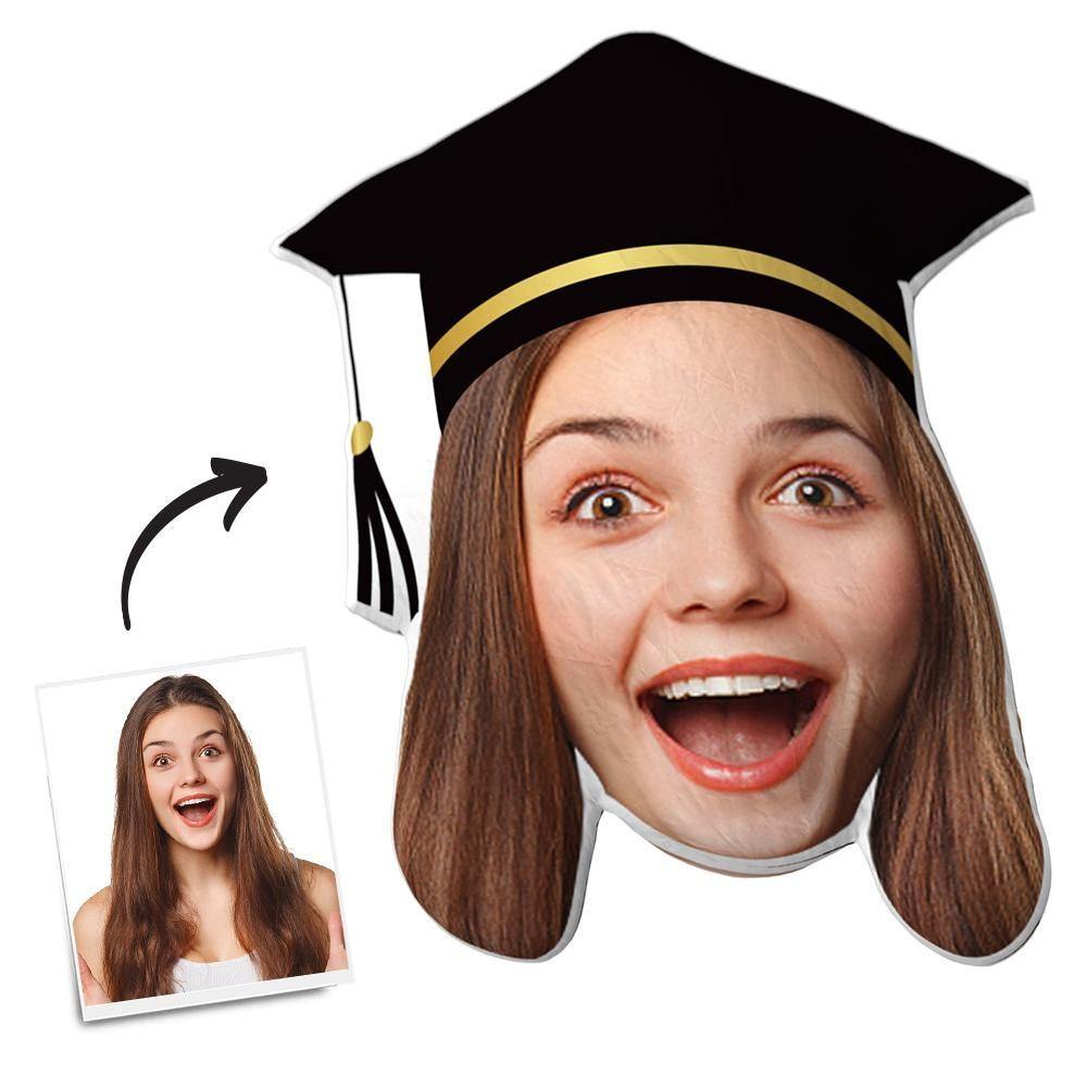 Custom Graduate Photo Pillow, High School Graduation, College Student Gift, Care Package Gift, Comfort Gift 11.79in*15.75in