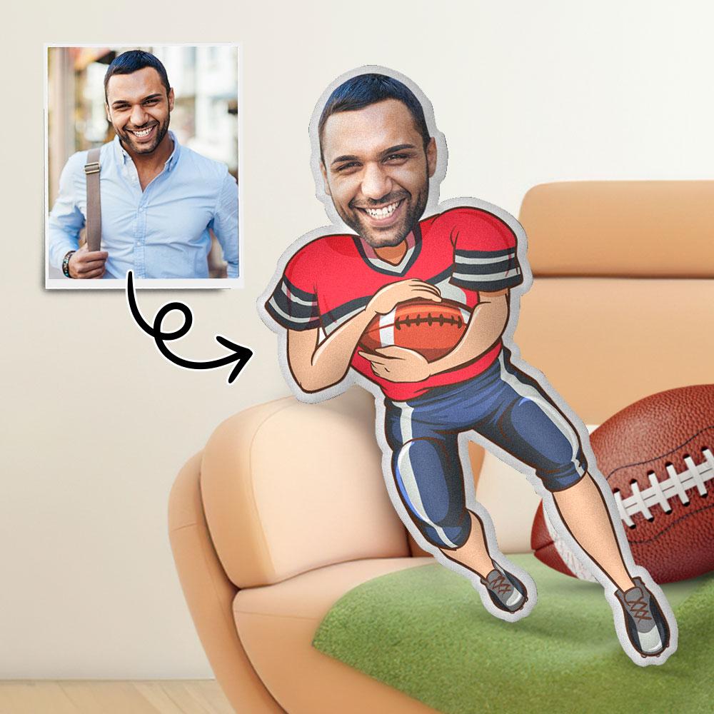 Custom Photo Pillow Human Shape Gift for Super Bowl