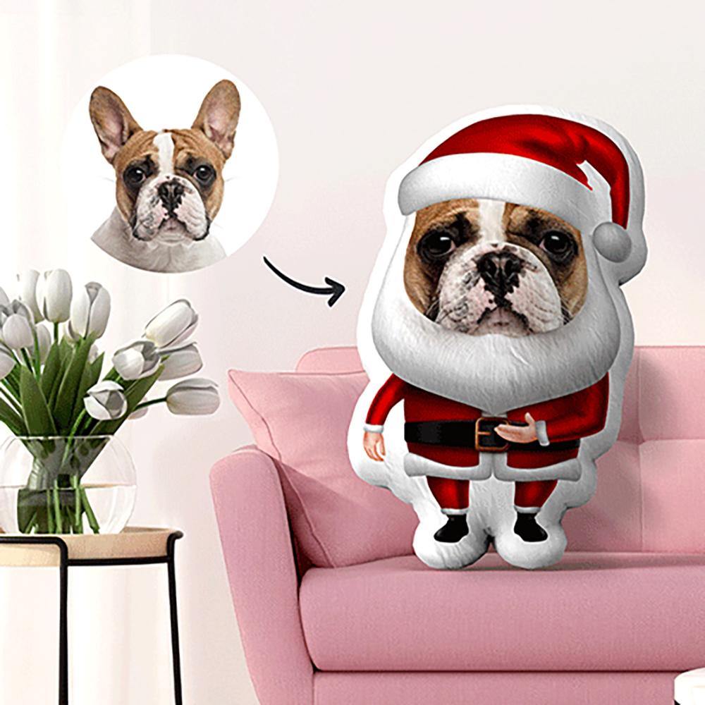 Custom Photo Face Christmas Pillow Gifts for Pet