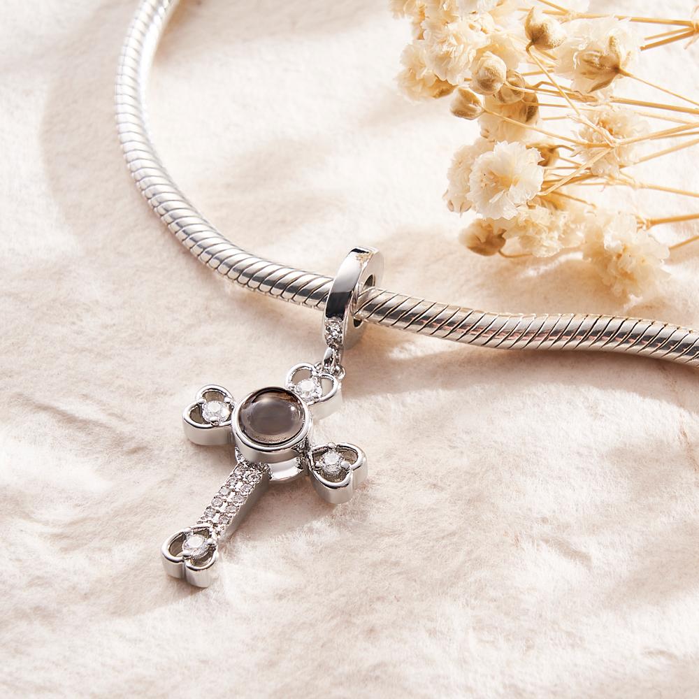 Custom Projection Charm Creative Cross Gift for Her