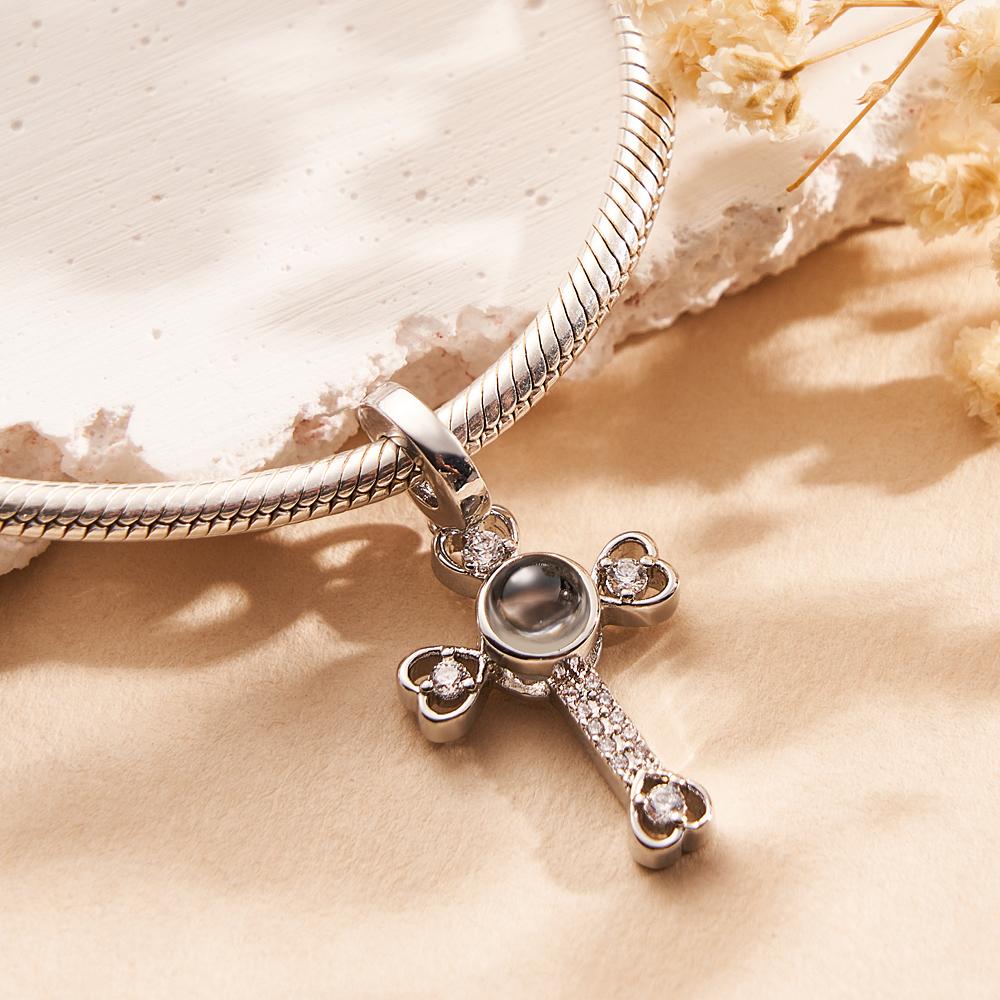 Custom Projection Charm Creative Cross Gift for Her