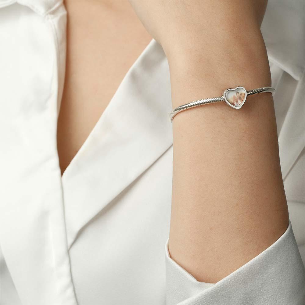 Photo Charm Shining Zircon Pendant Gifts For Her