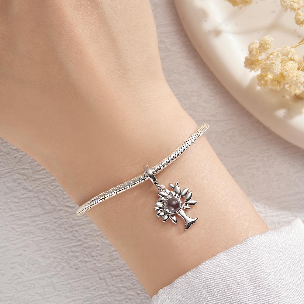 Custom Projection Charm Family Tree Gifts for Family