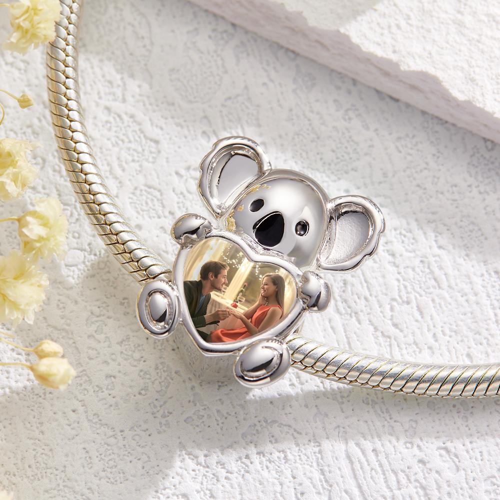 Custom Photo Charm Cute Koala Fashion Gift