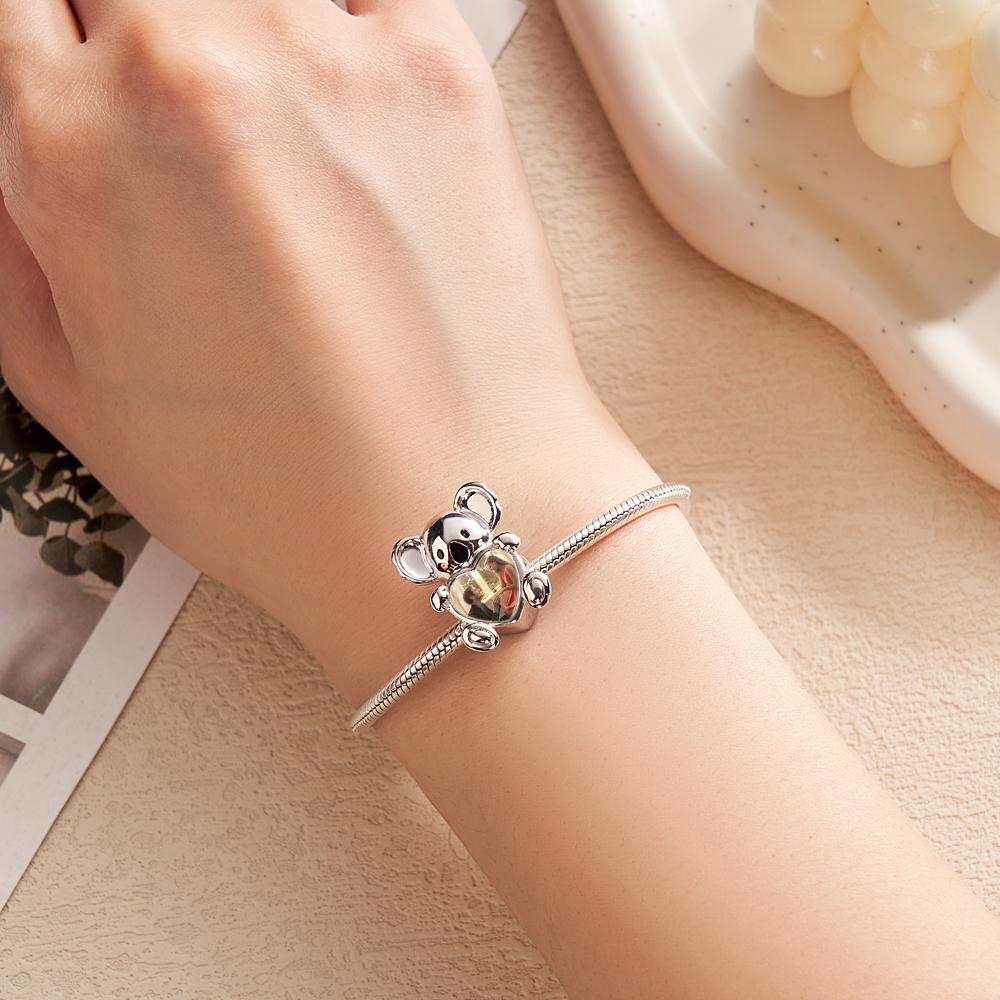 Custom Photo Charm Cute Koala Fashion Gift