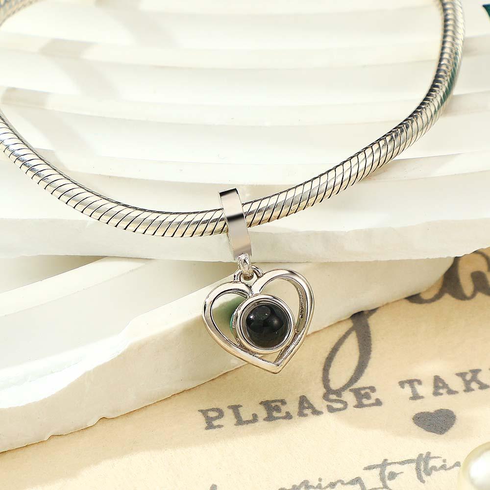 Custom Projection Charm Swing Heart Romantic Gift