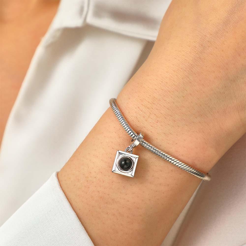 Custom Projection Charm Square Simple Swing Gift