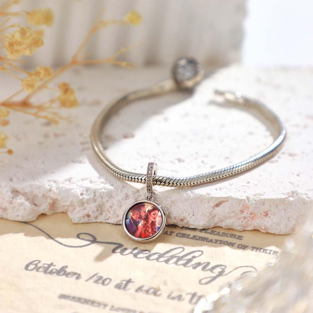 Custom Photo Charm Dog Paw Swing Cute Gift