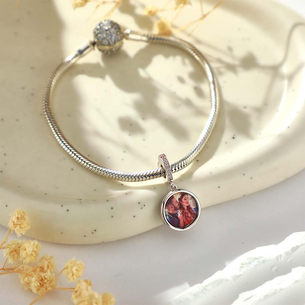 Custom Photo Charm Dog Paw Swing Cute Gift