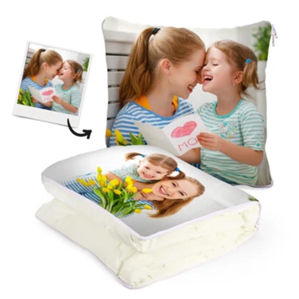 Custom Photo Quillow Useful Gift 120 140cm