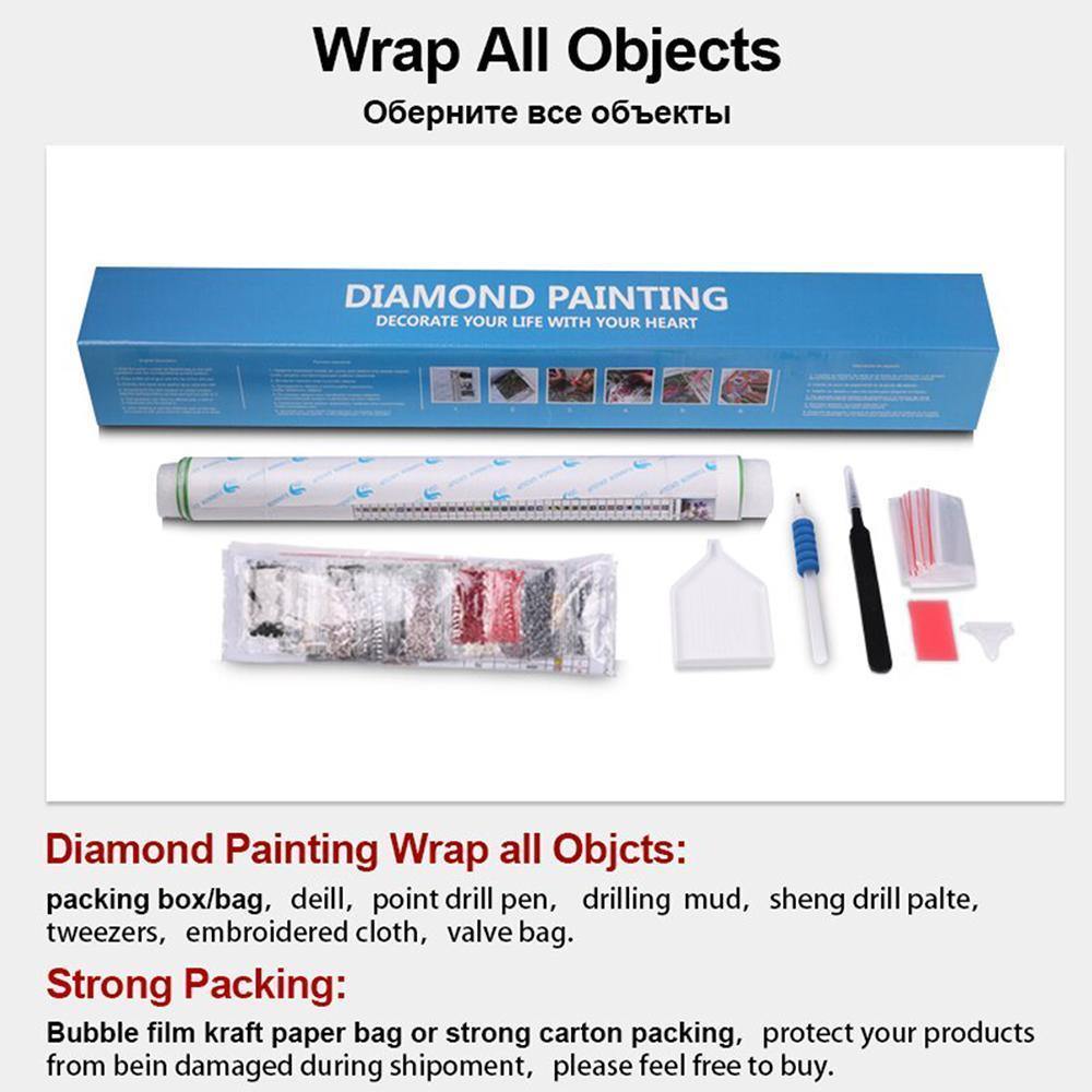 Custom Diamond Painting DIY Diamond Painting Frameless Full Square Rhinestone 30*40cm