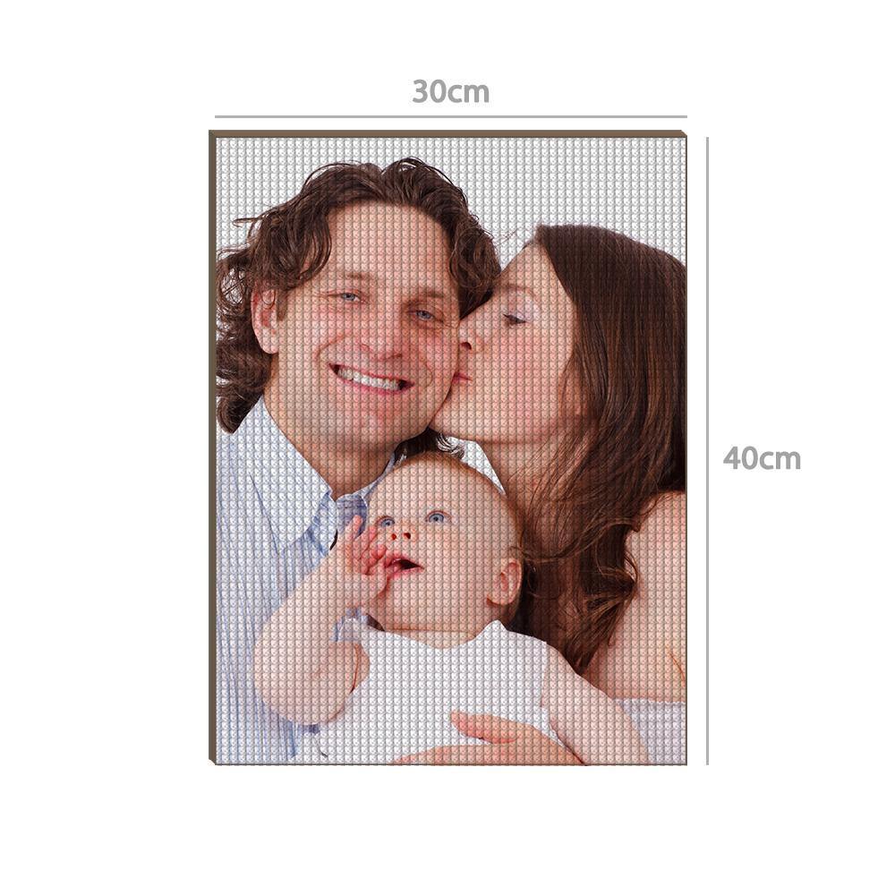 DIY Diamond Painting Custom Diamond Painting Frameless Full Round Rhinestone 30*40cm