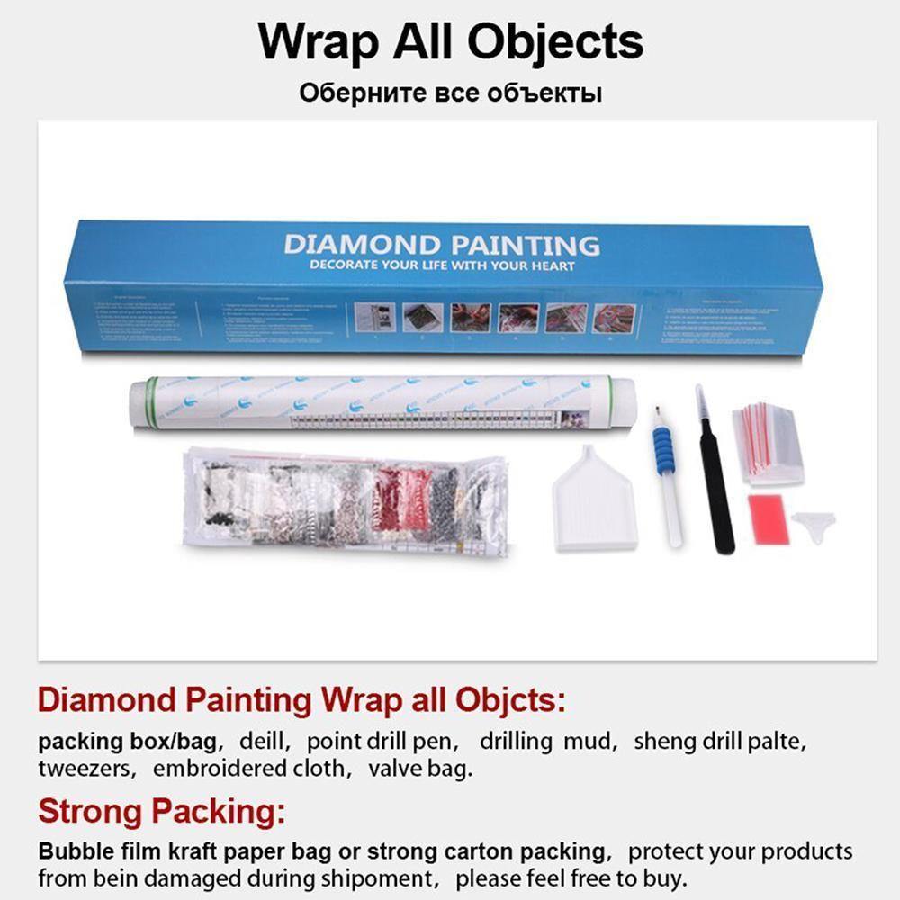 DIY Diamond Painting Custom Diamond Painting Frameless Full Round Rhinestone 30*40cm