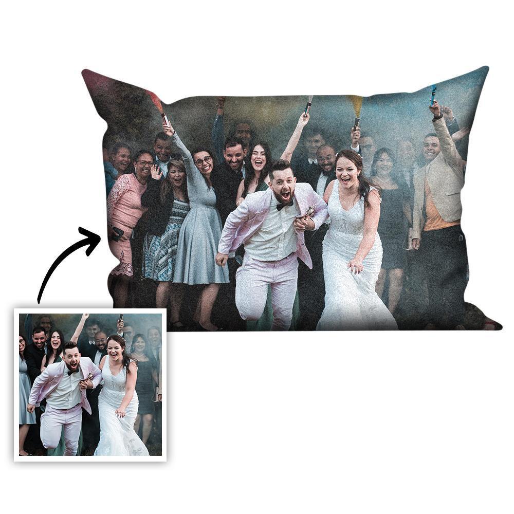Custom Pillow Case Photo Gift for Friends 16*24cm