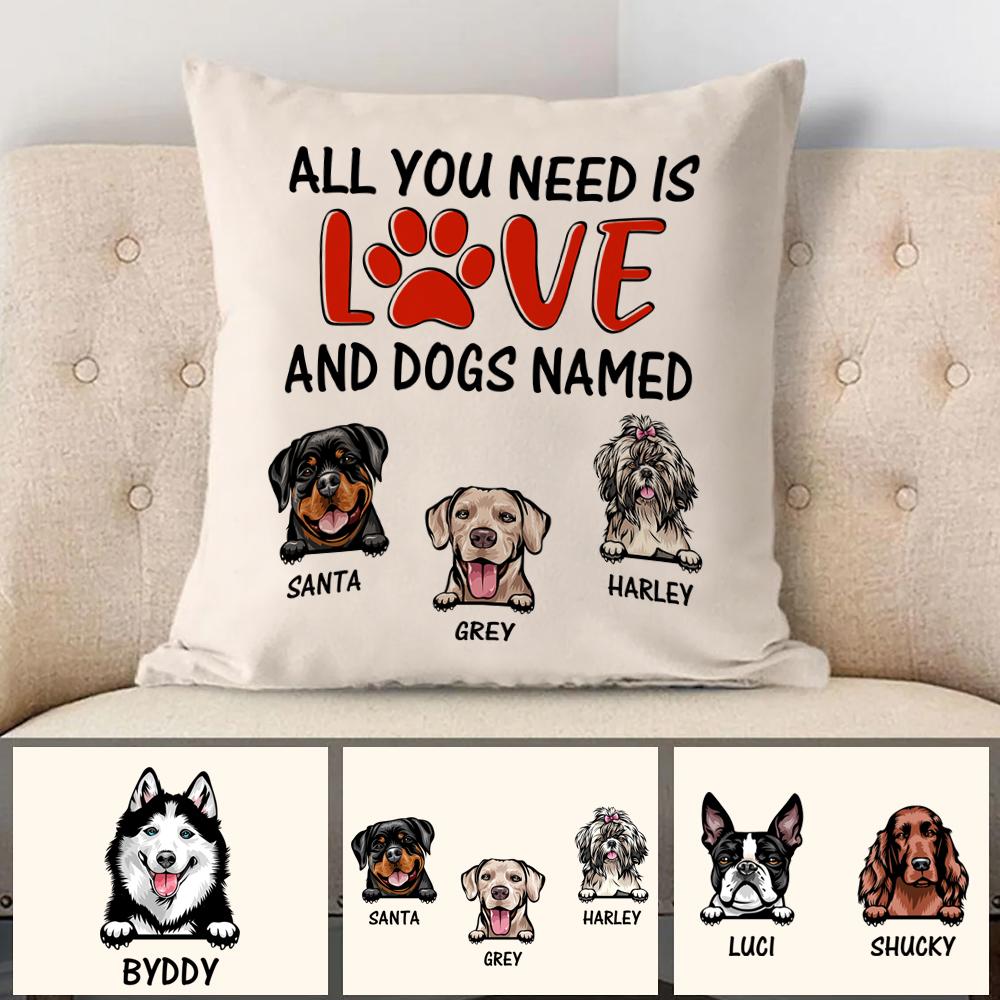 Custom Pet Pillow Dog Memorial For Pet Lovers