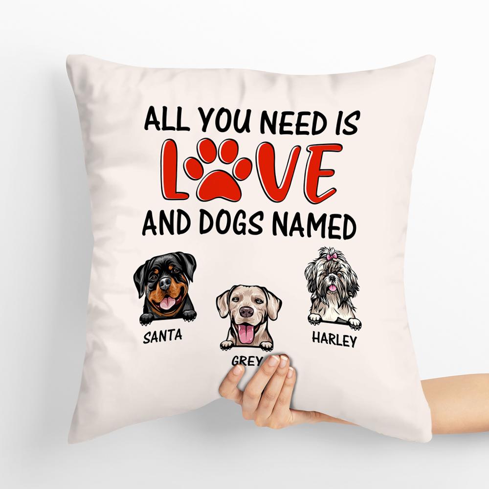 Custom Pet Pillow Dog Memorial For Pet Lovers