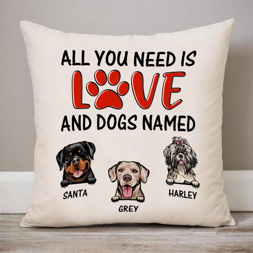Custom Pet Pillow Dog Memorial For Pet Lovers