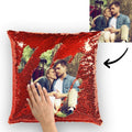 Photo Magic Sequins Pillow Red Shiny Best Gifts 15.75" * 15.75"