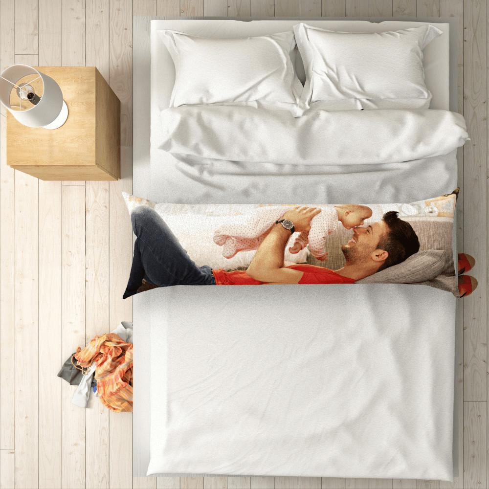 Custom Photo Horizontal Pillow Case Gifts for Father-50?¨￠150cm