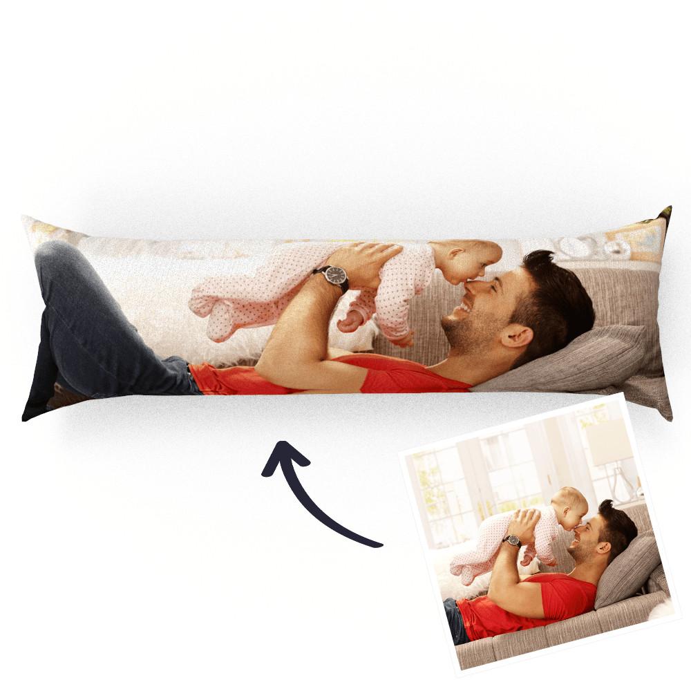 Custom Photo Horizontal Pillow Case Gifts for Father-50?¨￠150cm