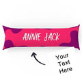 Custom Engraved Horizontal Pink Pillow Case Gifts-50?璋?50cm