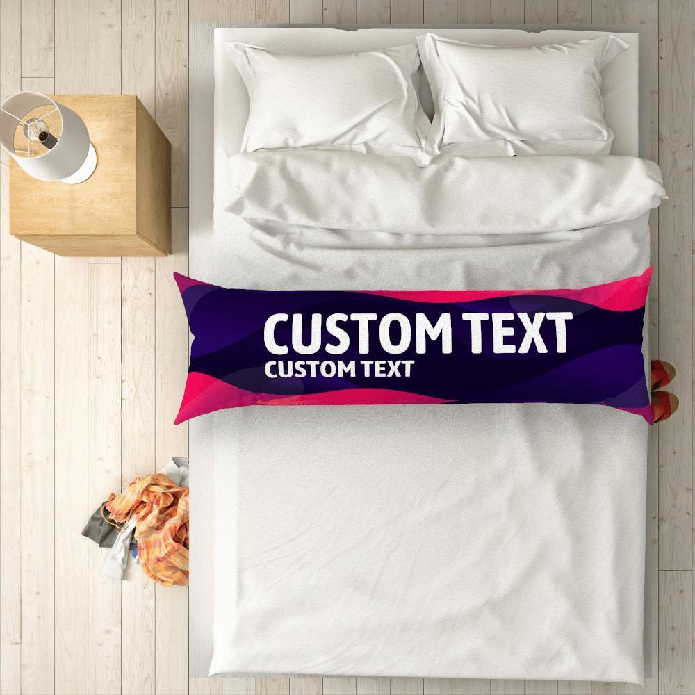 Custom Engraved Horizontal Dark Blue Pillow Case Gifts-50?璋?50cm
