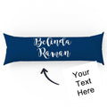 Custom Engraved Horizontal Blue Pillow Case Gifts-50?璋?50cm
