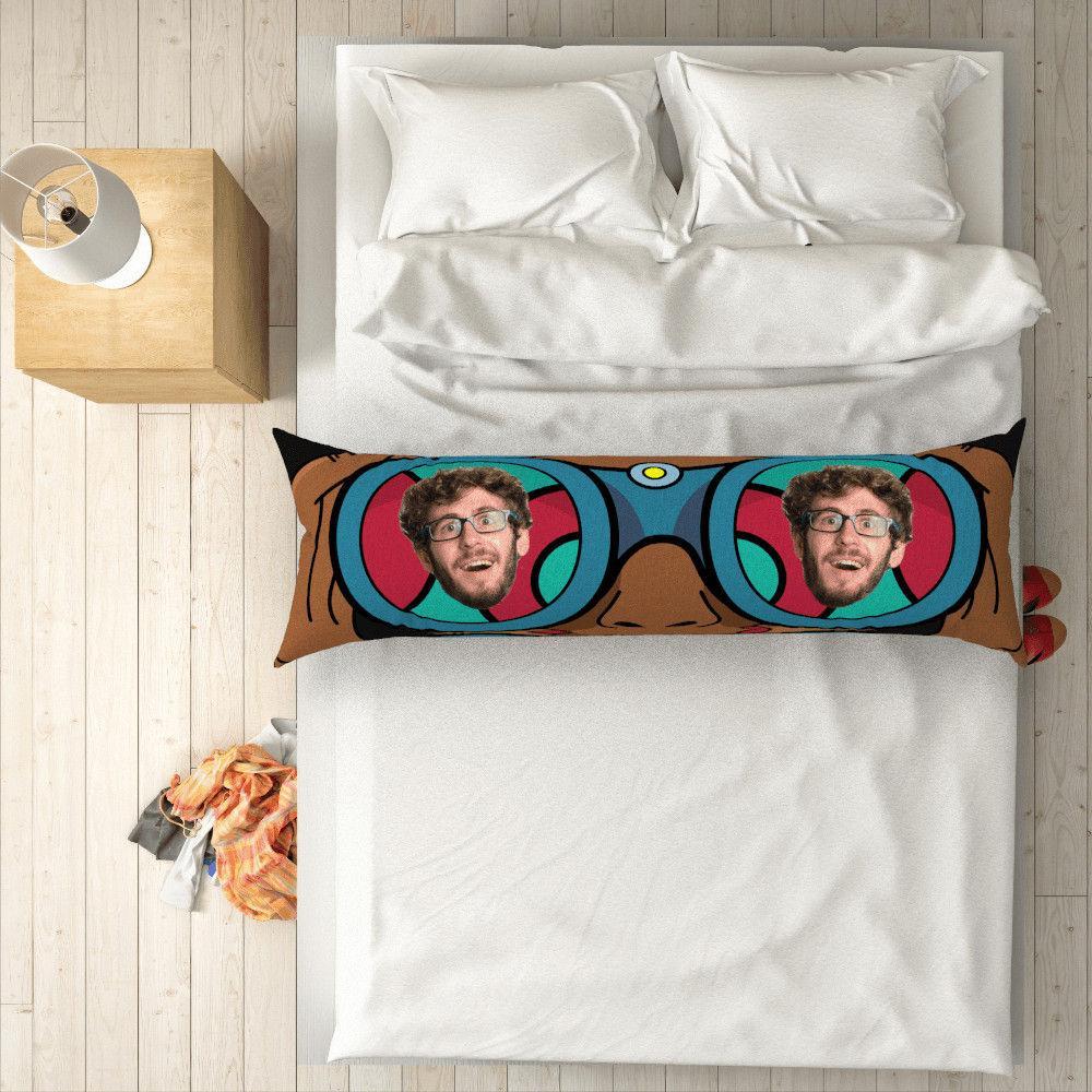 Custom Photo Face Horizontal Pillow Gifts For Man 50 150cm