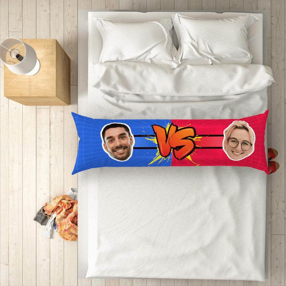 Custom Photo Face Horizontal Vs Pillow Gifts For Couple 50 150cm