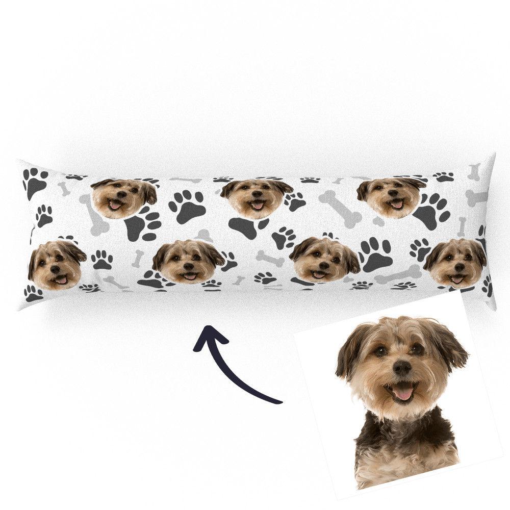Custom Photo Face Horizontal Pillow Gifts For Dog 50 150cm